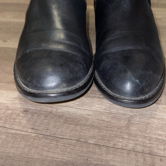 Black tall leather VIA SPIGA 10M - Picture 6 of 11